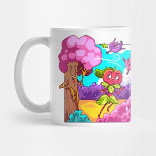 Forest Funny Hand Drawn Mug